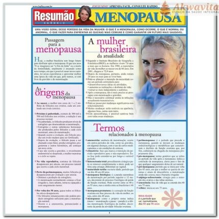 Resumão da Menopausa Conheça e Viva melhor com Ela