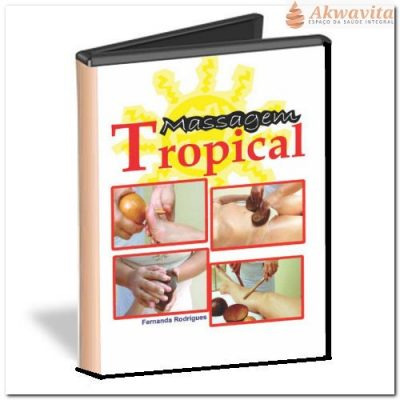 DVD Massagem Tropical Brasileira com Bambu e Cabaça