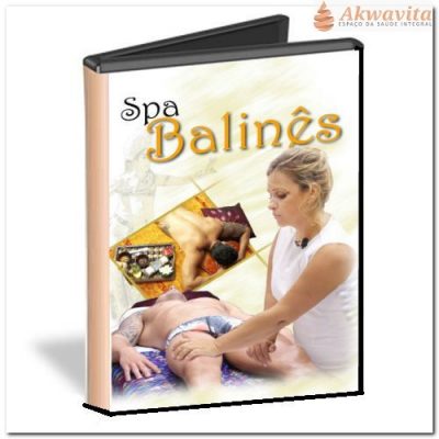 DVD SPA Balinês Os Aromas nas Linhas Energéticas do corpo