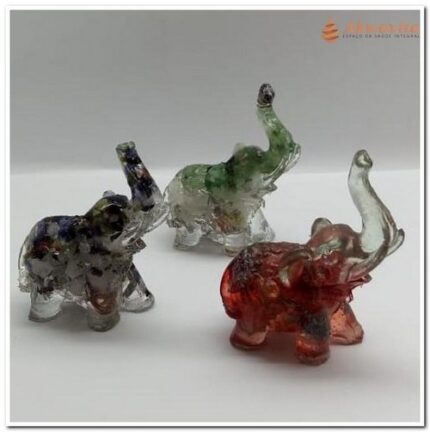 Orgonite faz Limpeza e Proteção Formato Elefantinho
