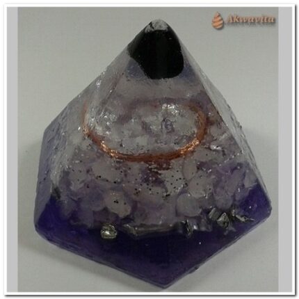 Orgonite faz Limpeza e Proteção Formato Pirâmide P de 6 lados