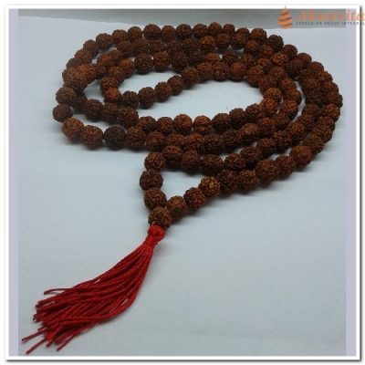 Japamala de Rudraksha 108 contas Para Entoar Mantras