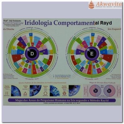 Mapa da Iridologia Comportamental Rayid Enomóto