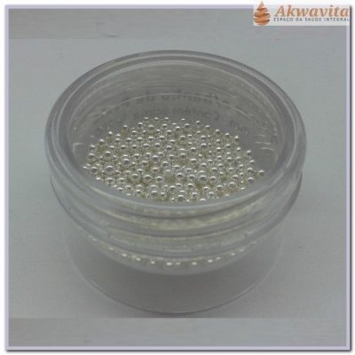 Pontos soltos Esferas com Banho de Prata de 015mm