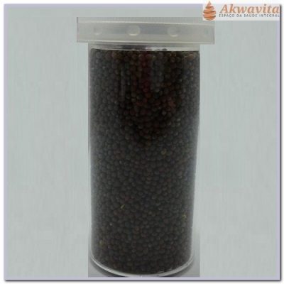 Semente de Mostarda Escura em frasco solta 60 gramas