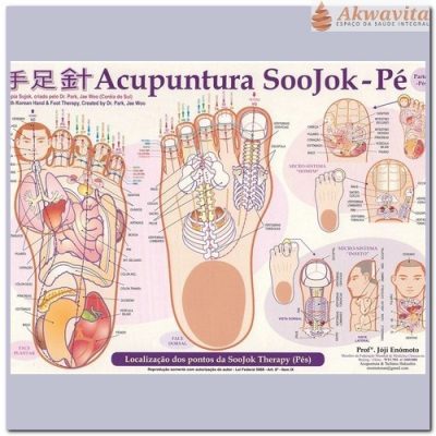 Mapa Acupuntura Soojok-Pé Enomóto