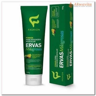 Pomada Para Massagem Muscular Ervas Milagrosas