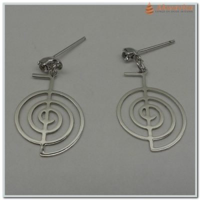 Brinco Cho-ku-rei Prateado de Limpeza e Proteção