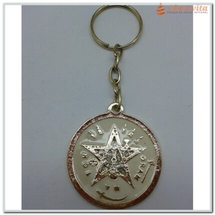 Chaveiro Tetragramaton de Metal Zamac