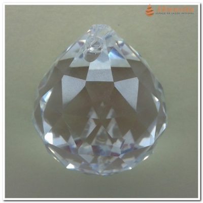 Cristal Multifacetado Egípcio Asfour Bola Pendurar 3cm