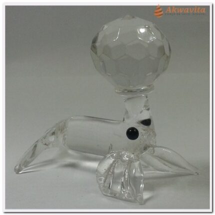 Cristal lapidado no formato Foquinha Limpeza