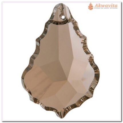 Cristal Egípcio Asfour Bacalhau Dourado Pendurar 5cm