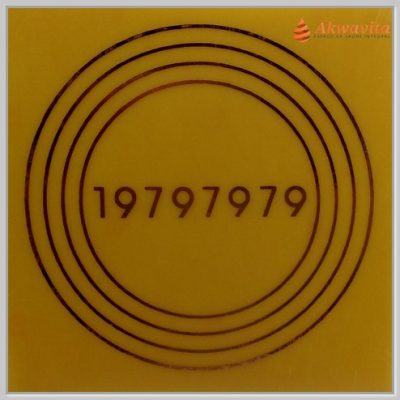 Alta Vitalidade 2 Gráfico Radiônico Cobre Fenolite 15x15cm