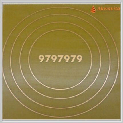 Alta Vitalidade Gráfico Radiônico Cobre fenolite 7x7cm