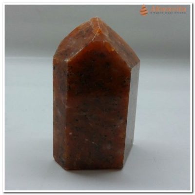 Ponta Sextavada Calcita Laranja Variados Extra