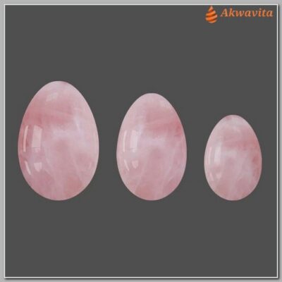 Ovo Yoni Quartzo Rosa Sem Furo Pompoarismo 35x50mm