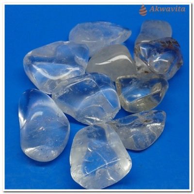 Pedra Cristal de Quartzo Sabedoria Purificação Rolada 1-2cm