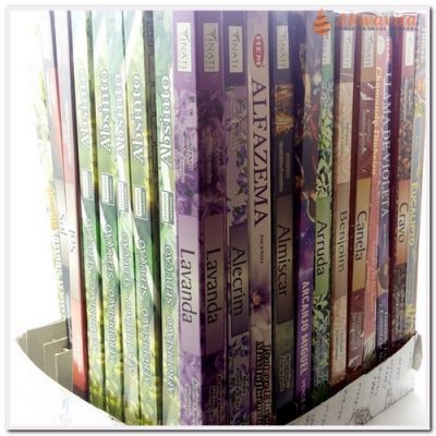 Incensos Indiano Carvão Fragrâncias e Marcas Diversas 7 Varetas