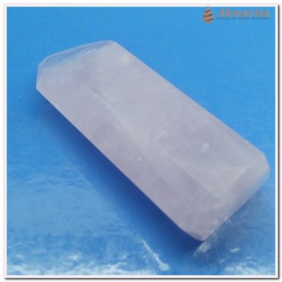 Ponta Sextavada Quartzo Rosa Extra de 115gr