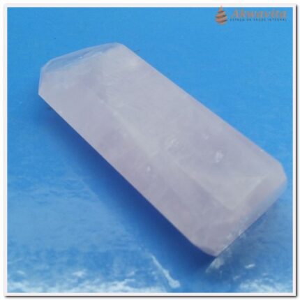 Ponta Sextavada Quartzo Rosa Extra de 115gr