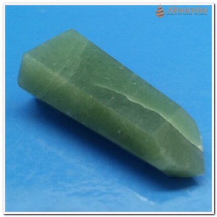 Ponta Sextavada Quartzo Verde Extra de 20a30gr