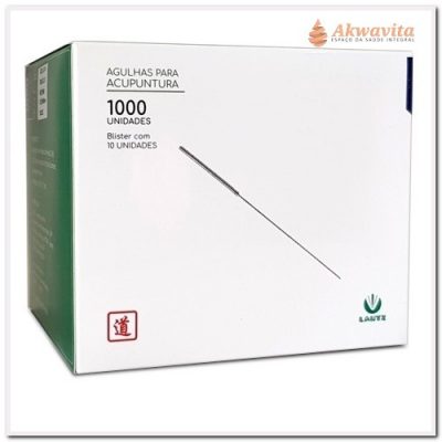 Agulha de Acupuntura Lautz 100x10 blister 1000 ag