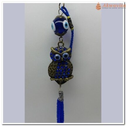 PPendente Amuleto Olho Grego e Coruja