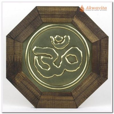 Quadro Aplique em Cobre Alto Relevo OM