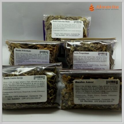 Banho de Ervas Para Limpeza Amor Prosperidade