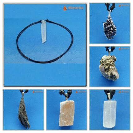 Pingentes de Pedra Bruta cordão