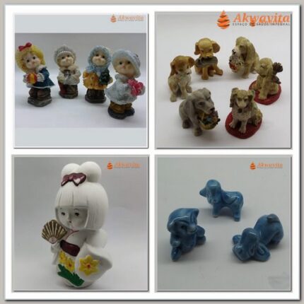 Enfeites em Resina e Porcelana Para Alegrar o Ambiente