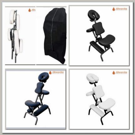 Cadeira Quick Massage Portátil Dobrável Gold Life