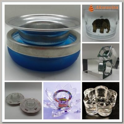 Castiçais de Vidro na Decoração de Altar e Magia- LJ