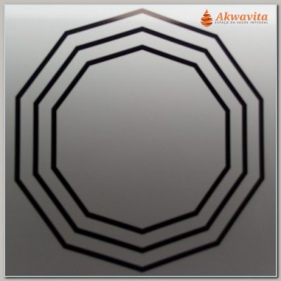 Decágono Duplo e Triplo Gráfico PVC 32x32cm de 1e2mm