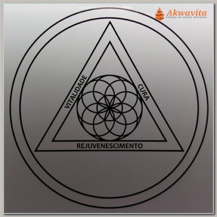 Revitalizador dos Chakras Gráfico Radiônico de PVC 17cm