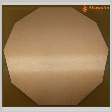 Decágono Gráfico Radiônico Cobre Fenolite Duplo e Simples