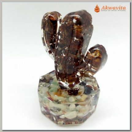 Orgonite Fitoenergética Modelo Cactos Canela