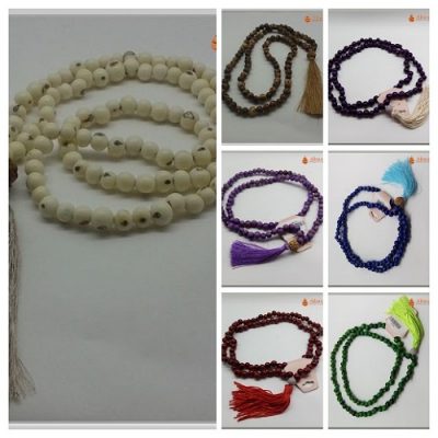 Japamala 108 Sementes de Açaí 8 mm cores Variadas