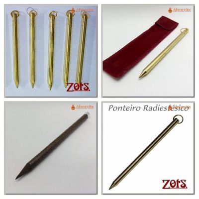 Ponteiro Radiestésico Indicador de Ponto Metal ou Madeira