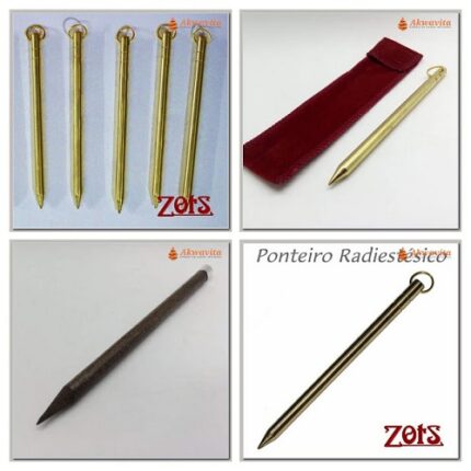 Ponteiro Radiestésico Indicador de Ponto Metal ou Madeira