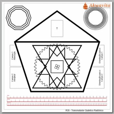 Transmutador Quântico Emoções Saúde Gráf Radiônico PVC