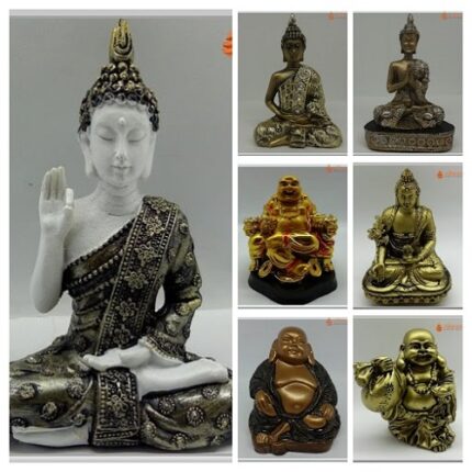 Estátuas de Budas O Iluminado em Modelos e Cores Variados
