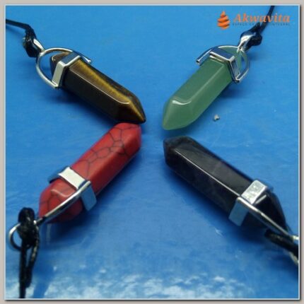 Pêndulos para Área Saúde Pedras Coloridas Sextavadas 4UN