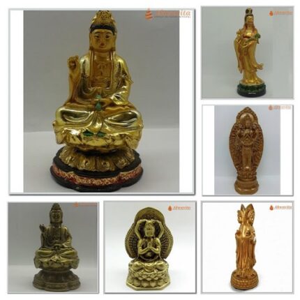 Deusa Kuanyn das 3 Faces de Virtudes Estatuetas Variadas