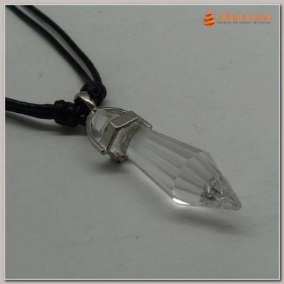 Pêndulo Colar Cristal Egípcio Asfour Vogel 4cm