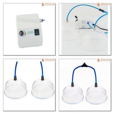 Pulsador Eletrônico a Vácuo e Ventosas para Glúteo