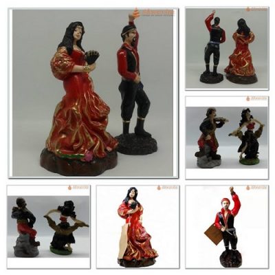 Estátua de Orixá em Resina Ciganos Magia e Sedução Menores