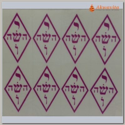 Adesivo Yoshua pequeno 15x25mm 32 unidades