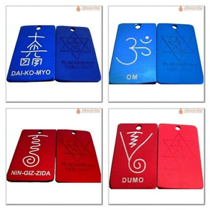 PlacaIndiana Karuna Reiki nível III Símbolos 5cm Hedvaldo Cantelli