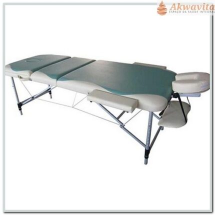 Maca com Estrutura de Alumínio Polido Portátil Suporta 250 Kg